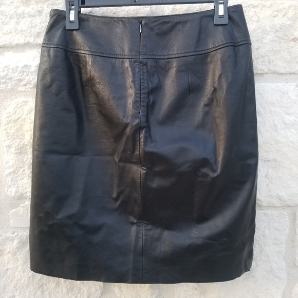 ❤100% Leather Calvin Klein Skirt size 8 - Picture 5 of 8